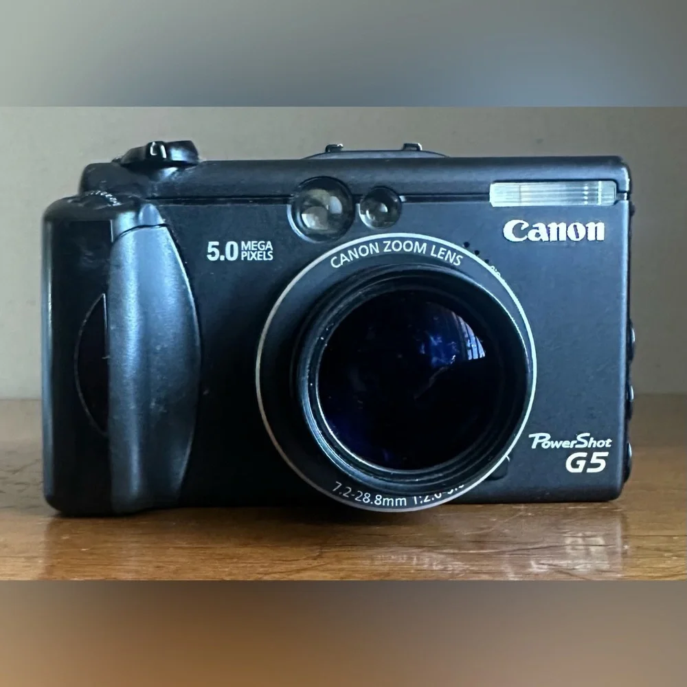 Canon Powershot G5 Compact 5.0MP 4x Optical Digital Camera w/ 7.2-28.8mm Lens
